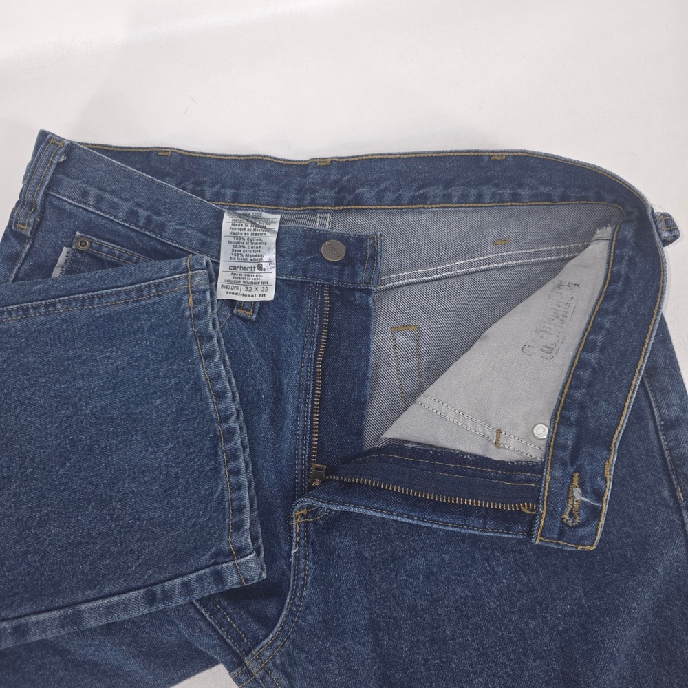 Carhartt B480 DPS Traditional Fit Jeans Men 32x32 Blue Denim Gorpcore Workwear